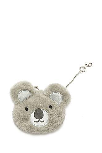 Forever21 Faux Fur Koala Coin Purse