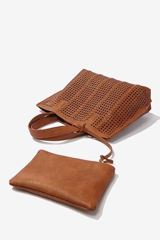 Forever21 Perforated Tote Bag