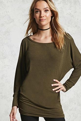 Forever21 Dolman-sleeve Tunic