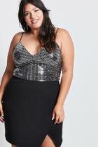 Forever21 Plus Size Cropped Sequin Cami