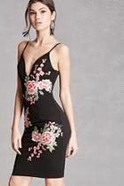 Forever21 Floral Embroidered Cami Dress