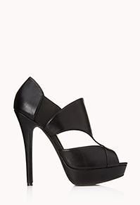 Forever21 Cutout Platform Heels