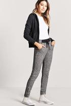 Forever21 Marled Zip-cuff Joggers