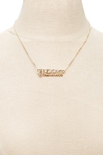 Forever21 Pizza Pendant Necklace
