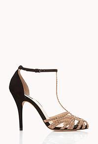 Forever21 Night Moves T-strap Heels