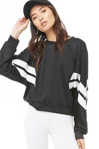 Forever21 Chevron Trim Top