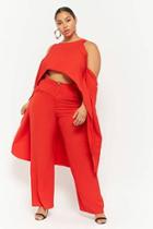 Forever21 Plus Size High-low Top & Wide-leg Pant Set