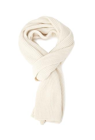 Forever21 Ribbed Knit Scarf (oatmeal)