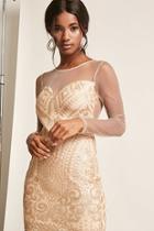 Forever21 Glitter Sequin Mesh Dress