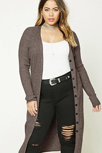 Forever21 Plus Size Button-down Cardigan