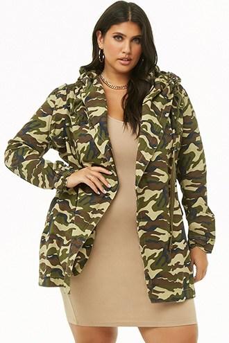 Forever21 Plus Size Camo Jacket