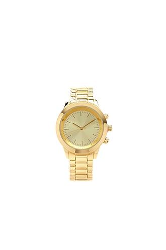 Forever21 Gold High-polish Analog Watch