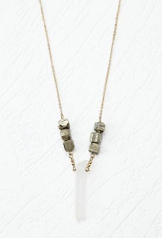 Forever21 Faux Stone Necklace