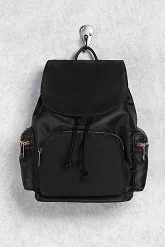 Forever21 Nylon Flap-top Backpack