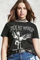 Forever21 Plus Size Rock My World Tee