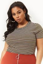 Forever21 Plus Size Multicolor Striped Top