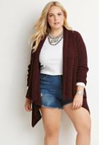 Forever21 Plus Textured Waffle Knit Cardigan