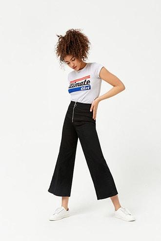 Forever21 Wide-leg Jeans