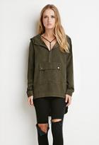 Forever21 Vented-hem Hoodie