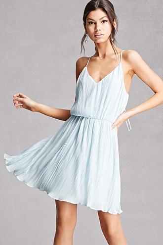Forever21 Accordion V-neck Cami Dress