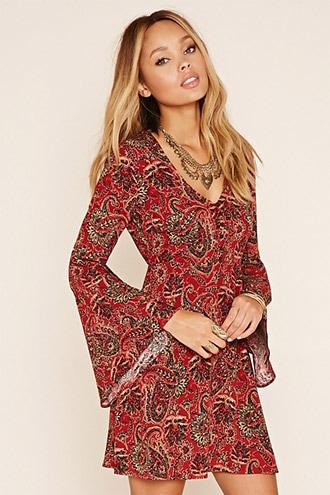 Forever21 Women's  Floral Foliage Print Romper