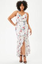 Forever21 Plus Size High-low Floral Mermaid Dress