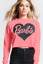 Forever21 Barbie Heart Graphic Top
