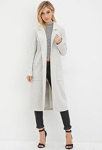 Forever21 Open-front Duster Coat