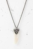 Forever21 Longline Tooth Charm Necklace