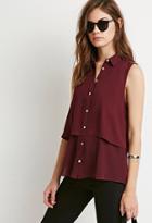 Forever21 Layered Chiffon Shirt