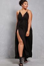 Forever21 Plus Size Twist-front Jumpsuit