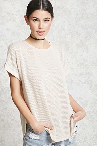 Forever21 Dolman-sleeve Sweater Knit Top