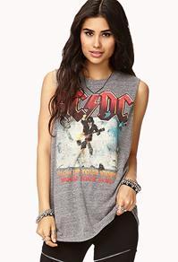 Forever21 Ac/dc Muscle Tee
