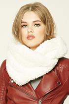 Forever21 Faux Shearling Infinity Scarf