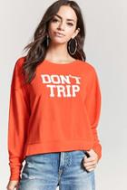 Forever21 Fleece Graphic Pullover