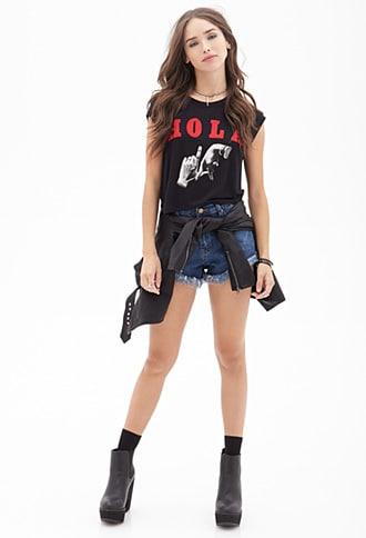 Forever21 Hola La Muscle Tee