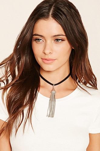 Forever21 Faux Leather Snake Choker