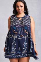 Forever21 Plus Size Printed Swing Dress