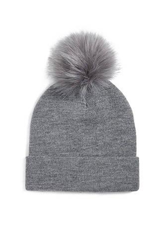 Forever21 Marled Pom Pom Beanie