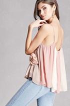 Forever21 Line & Dot Colorblock Cami