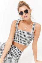 Forever21 Gingham Crop Cami