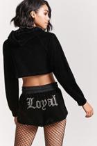 Forever21 Loyal Sequin Velvet Shorts