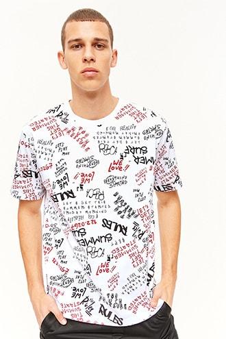 Forever21 Graffiti-style Graphic Tee