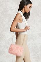 Forever21 Faux Fur Crossbody Chain Bag