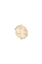 Forever21 Gold & Cream Faux Stone Cocktail Ring