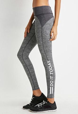 Forever21 Do It Today Athletic Leggings
