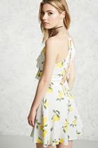 Forever21 Lemon Print Cami Dress