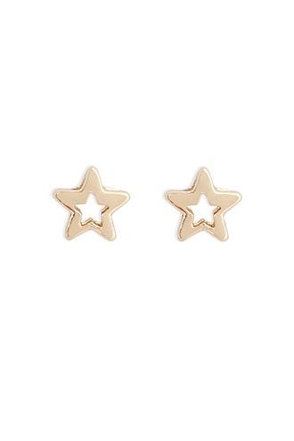 Forever21 Cutout Star Charm Stud Earrings