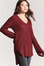 Forever21 Ribbed High-low Sweater