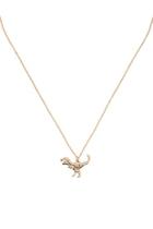 Forever21 Dinosaur Pendant Chain Necklace